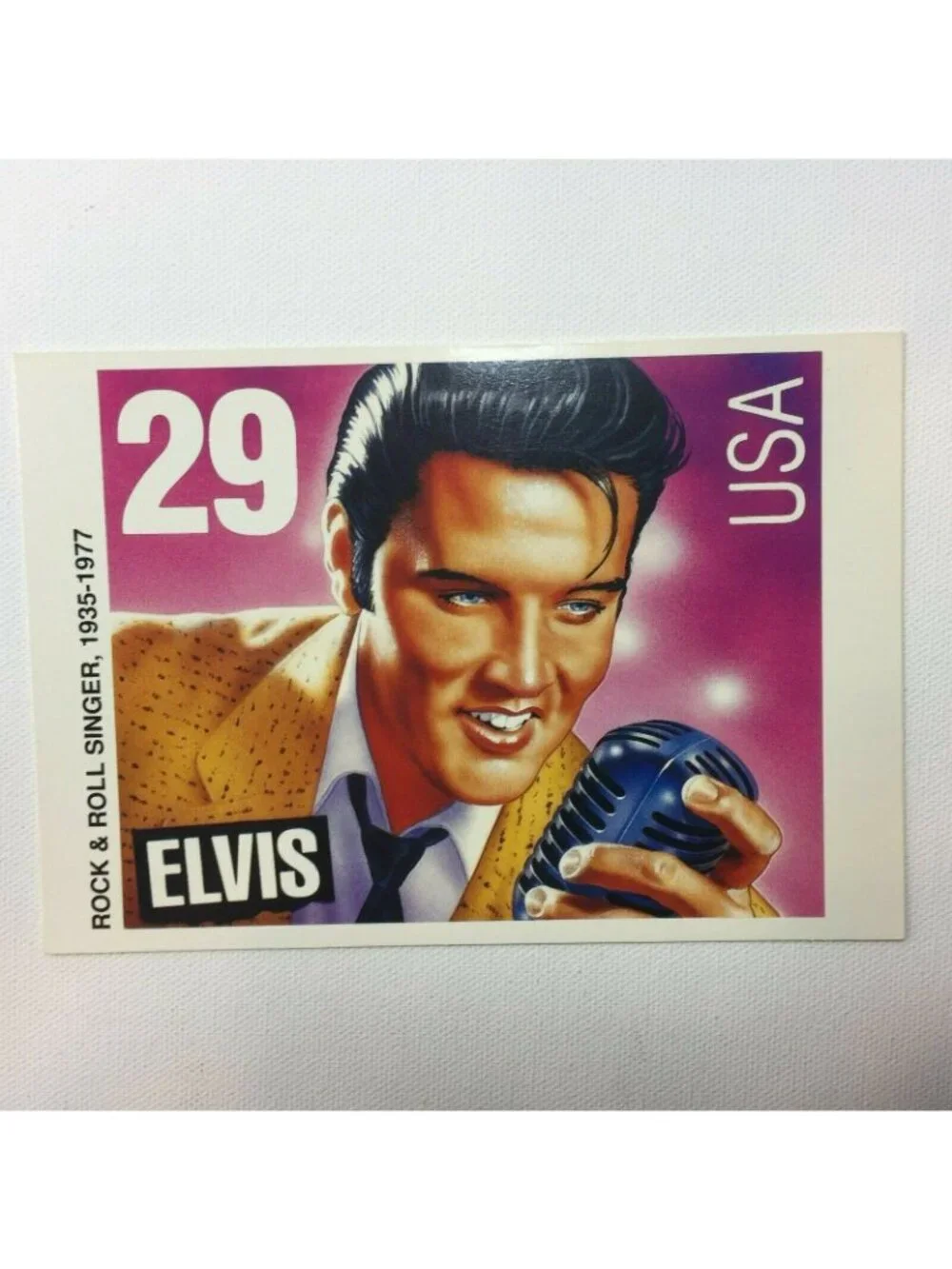 Vintage Greeting Card Blank Birthday Congratulations Post Card Set Elvis Peanuts
